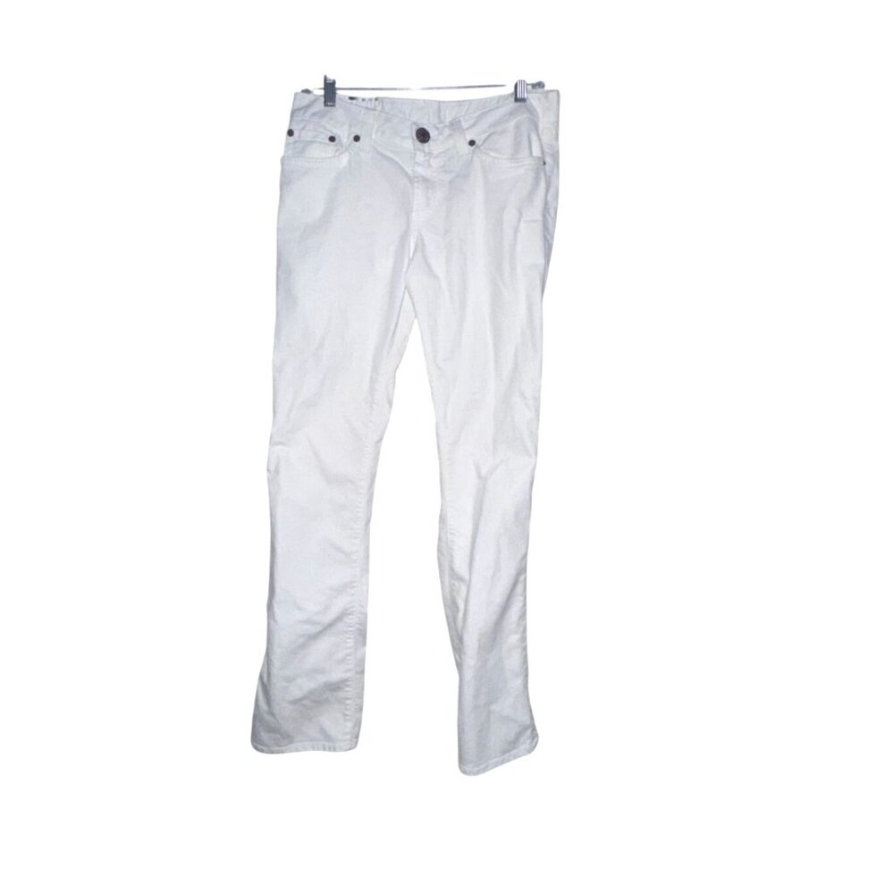 Lucky Brand White Denim Jeans Soft Stretch Low Rise